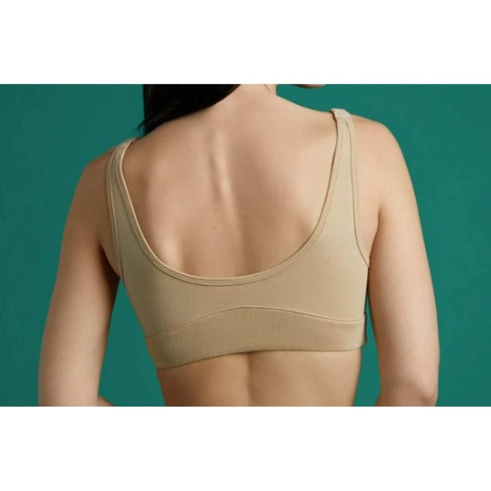 Slick Chicks Wireless Zip-Front Adaptive Bra - Picture 3 of 11